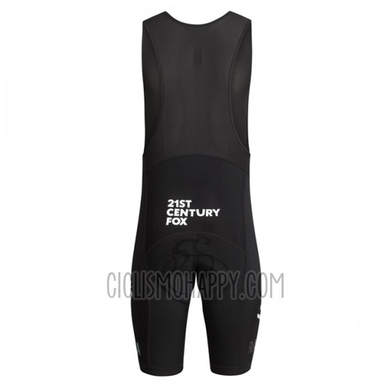 Sky Cycling Jersey Bib Short 2016 Short Sleeve Blue and Black